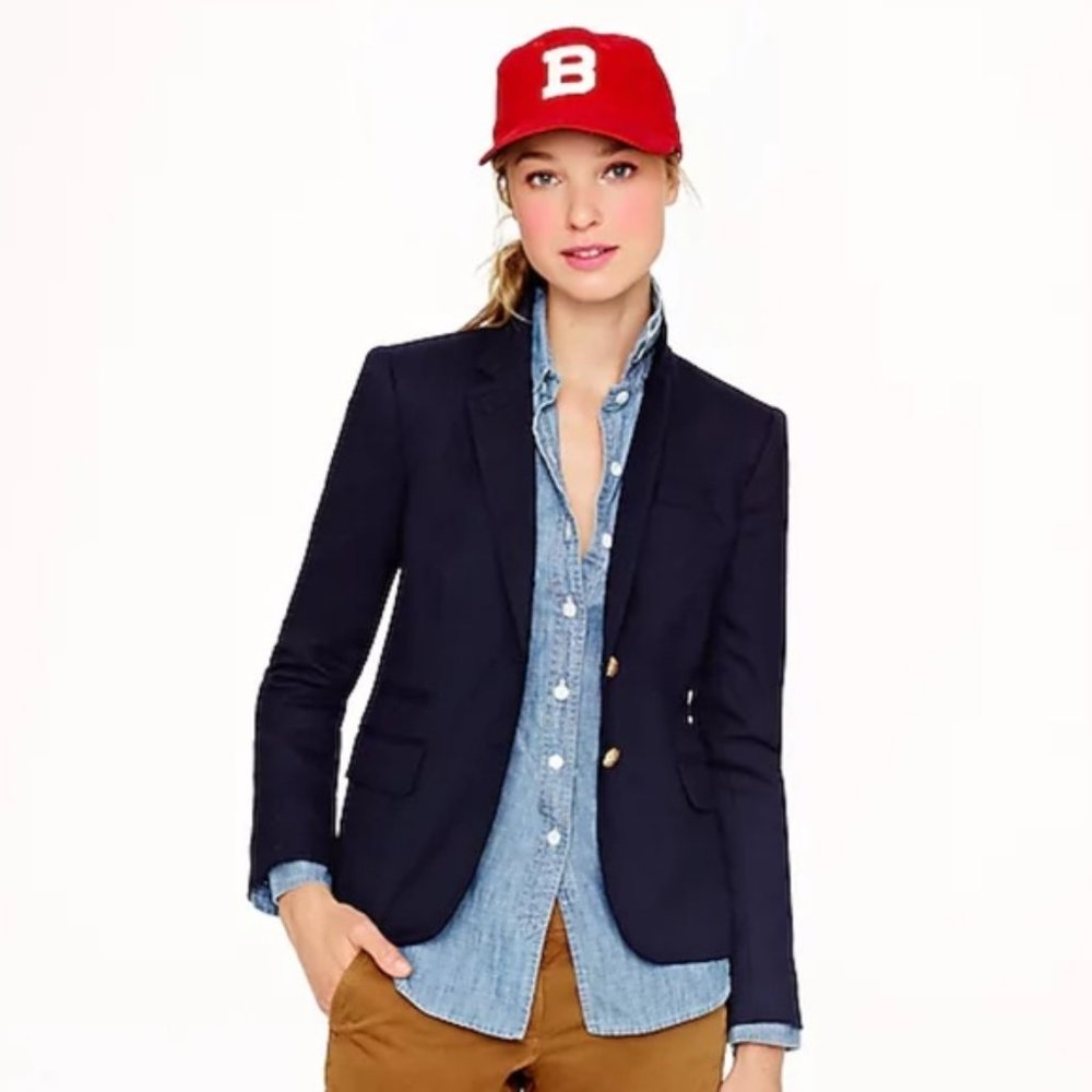 J. Crew School Boy Blazer Navy Size 6